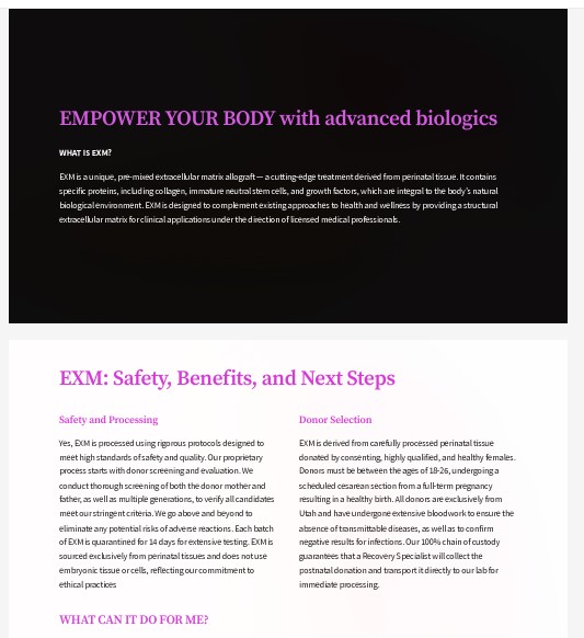Empower Your Body with Advanced Biologics